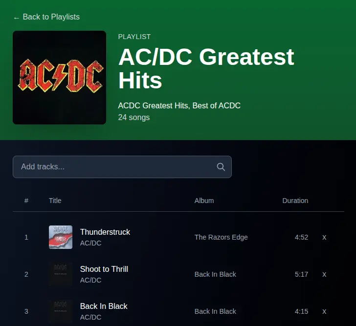 Spotimanager screenshot